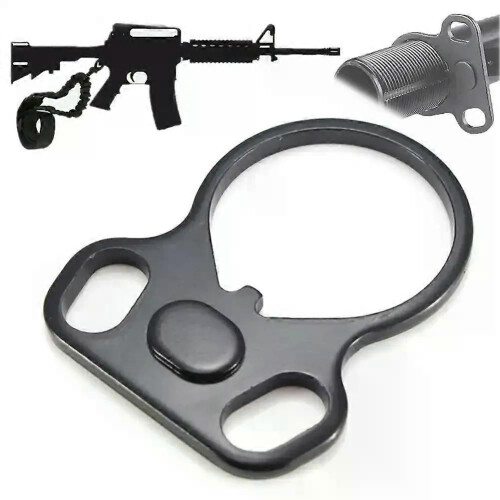 Tactical Rifle End Plate Sling Adapter Dual Loop Ambidextrous One Single Point Sling Mount For AR-15