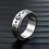 Rostfritt stål Fidget Spinner Ringar Moon Star Sun Finjustering Roterande Ring Boho Smycken Present 2