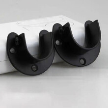 Support de fixation de siège en acier inoxydable pour tringle de suspension de garde-robe