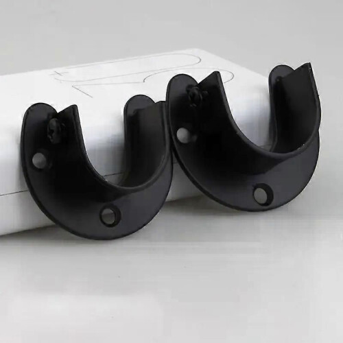 Support de fixation de siège en acier inoxydable pour tringle de suspension de garde-robe