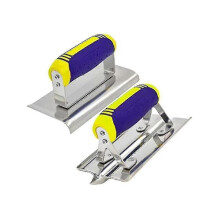 Edelstahl Beton Hand Kantenschneider und Groover Werkzeuge Set Gips Stuck Zement Finishing Kit