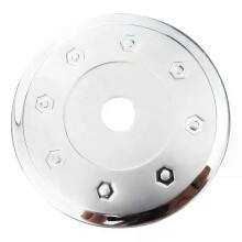 Bouchon de réservoir de carburant en acier inoxydable, accessoire de style automobile pour Peugeot 206