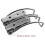 Rostfritt stål Spring Hasp 304 Rostfritt stål Box Skåp Spring Lock Hasp Transport Box Tower Spänne 3
