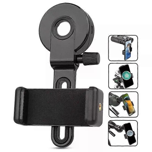 Telescope Cell Phone Adapter Mount Universal Compatible Binocular Monocular Spotting Scope Telescope 2