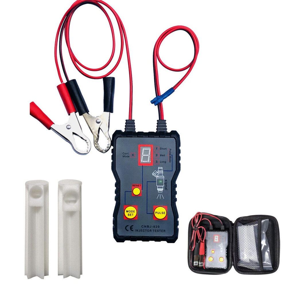 Car Fuel Injector Tester With Cleaning Head, Auto Maintenance Tool 815544475913