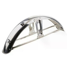 Edelstahl Motorrad Kotflügel Vorne/Schmutzfänger für Honda CG125