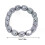 Bracciale Terahertz con perline elastiche naturali sciolte in pietra Bracciale Terahertz per donna e 4
