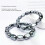 Bracciale Terahertz con perline elastiche naturali sciolte in pietra Bracciale Terahertz per donna e 3