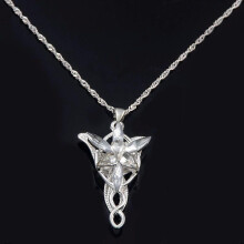 De Lord of the Rings ketting Elf Prinses Arwen Twilight Star Kristallen Hanger Kettingen voor Vrouwen