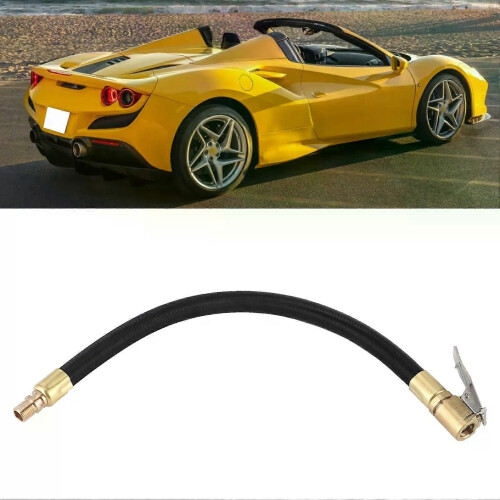 Däckpumpslang Förlängningsrör Däckpump Snabbpumpchuckadapter för bilmotorcykelcykel med 1