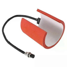 Sublimeringsmaskin Silikonmugg Värmedyna Värmepressdelar för muggar Tryckpressform 75-95CM 11OZ