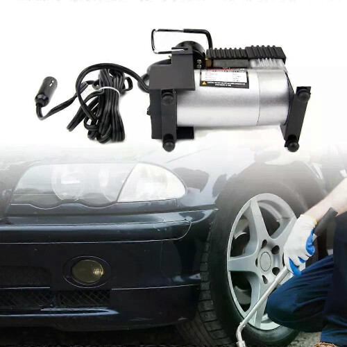 Däckinflator Kompakt bärbar luftkompressor för lastbil bil SUV Bärbar högtrycks elektrisk pump