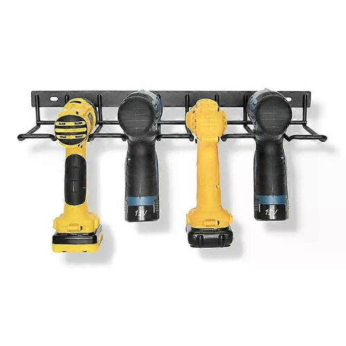 Tool Rack Electric Drill Holder Wall Mount Tools Organizer Wrench Tool Workshop Screwdriver Power Storage 2