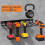 Tool Rack Electric Drill Holder Wall Mount Tools Organizer Wrench Tool Workshop Screwdriver Power Storage 5