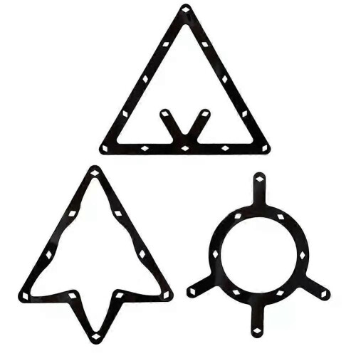 Triangle Sports for Magic Pool Table Thin Reusable Cue Accessories Placing Billiard Rack Practical Ball