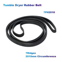 Rubberen riem voor wasdroger 7PH2010 (7Ridges 2010 mm omtrek) 480112101469/C00311014 Compatibel met