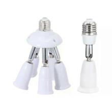 Douille d'extension universelle pour ampoule LED, tube rotatif à 180 degrés, culot allongé E27 vers