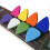 Médiators en feutre pour ukulélé et guitare, 8 médiators multicolores 1