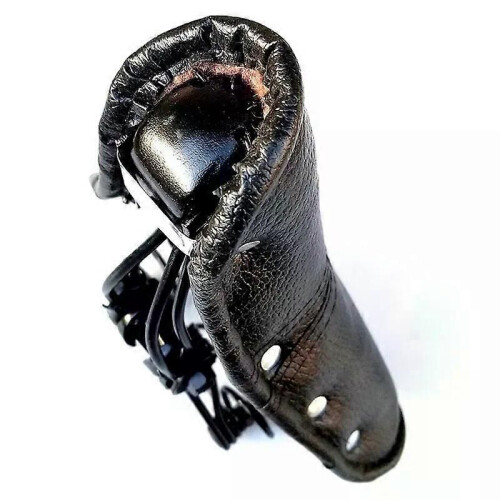 Selle de Vélo Vintage en Cuir PU Creux Respirant pour VTT Vélo de Ville