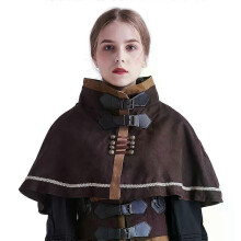 Vintage Lolita Cape for Women Girls Victorian Steampunk Cloak Capelet