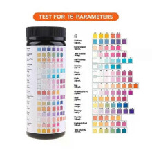 Kit de test de dureté de l'eau Bandelettes de test d'eau dure pour adoucisseur d'eau Pack de 50 bandelettes