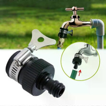 Adattatore universale per rubinetto, tubo flessibile, giunto rapido, raccordo per tubo da giardino regolabile,