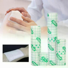 Cinta adhesiva médica de PU impermeable, transpirable, antialérgica, para fijación de heridas.