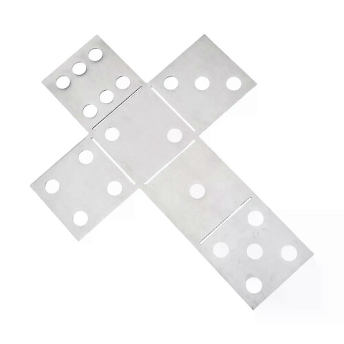 Welding Practice Board For MIG TIG 6 PCS/Pack Coupons DIY Keywords Square Welding Coupons Welding Practice