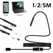USB-endoscoop 2m USB-endoscoop IP67 waterdichte Android-borescoop met HD-camera, industriële borescoop