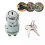 Universal Car Boat 12V 4 Position Ignition ON /OFF /Start Ignition Switch Lock with 2 Keys for Petrol 1