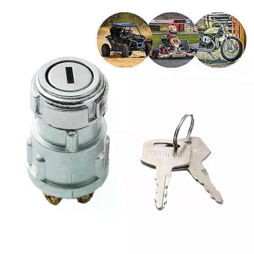 Universal Car Boat 12V 4 Position Ignition ON /OFF /Start Ignition Switch Lock with 2 Keys for Petrol
