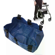 Rollstuhlkorb Rollatortasche Aufbewahrungshaken und tragbare Nylonunterseite für Regenschirm