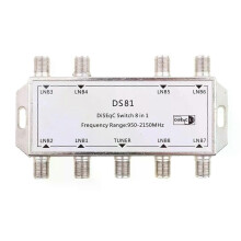 Switch LNBF DiSEqC 10 20 Premium Wideband 8x1 modello FTA Dish LNBS DS-04C per ricevitore
