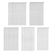 uxcell 20 Stück 12 mm Durchmesser Stahl Z-Typ Zug-/Schubstangen Teile Länge 120/140/180/210/260 mm für
