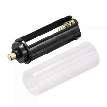 Uxcell AAA batteri 3x15V lagringsadapterfodral 18650 Batterihållare Converter 4 set