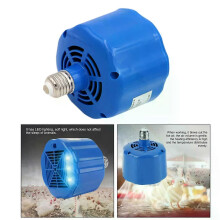 Lampes chauffantes pour animaux d'hiver, cochon, canard, thermostat