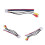 Wire Harness 10 Pin Plug RCA Car Amplifier Speaker Power Input Wire Harness Compatible with Dual TBX10A 1