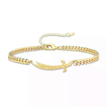 Bracciale VASSAGO Zulfiqar per donna e uomo, bracciale con spada Imam Ali, bracciale arabo islamico,