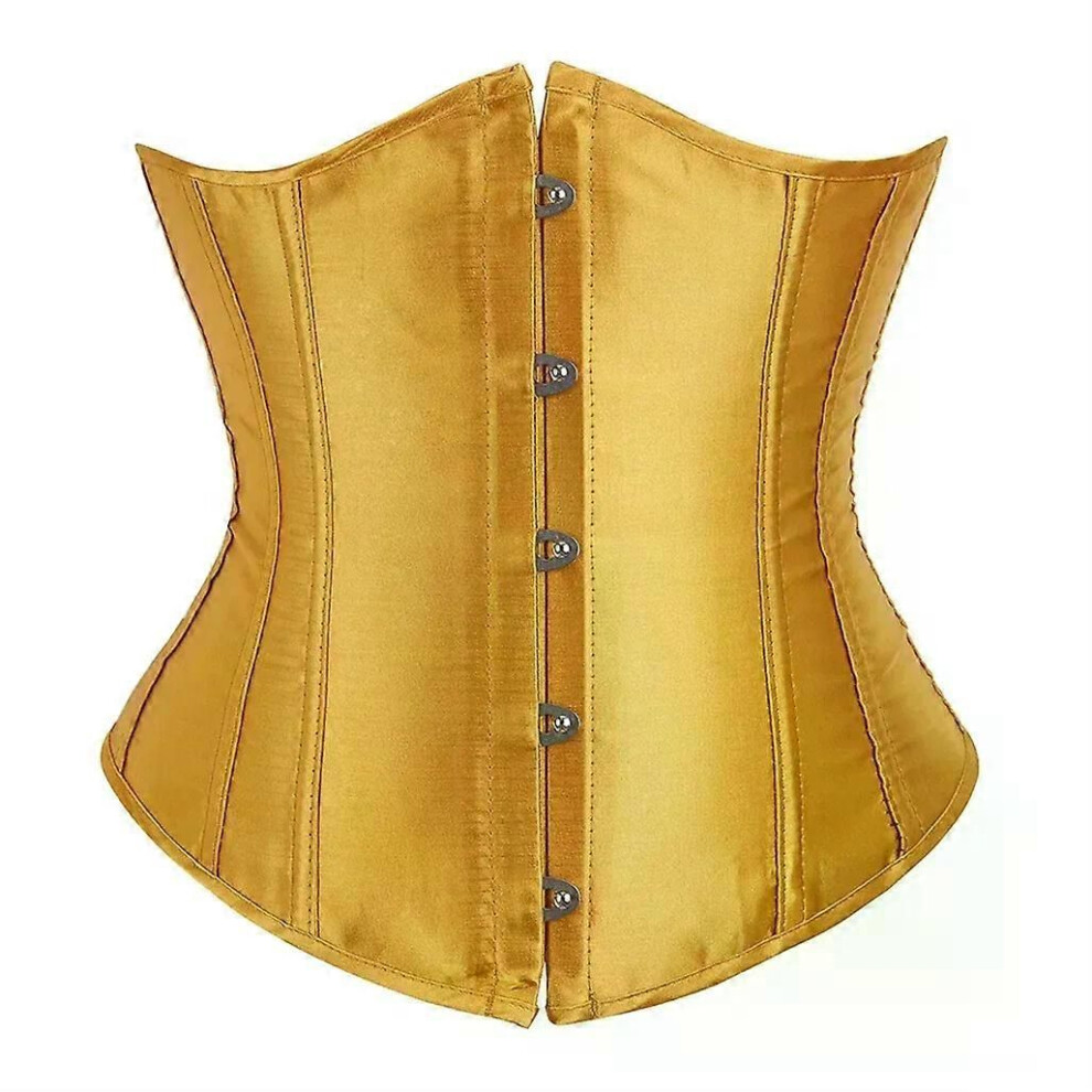 Corsetto Da Donna, Corsetto Sottoseno In Raso, Bustino Con Lacci, Sexy, Modellante, Bustino Vintage