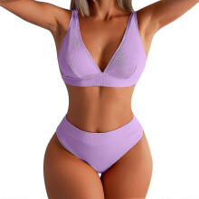 Costume da bagno sexy da donna, due pezzi, reggiseno imbottito, costume da bagno, abbigliamento da spiaggia