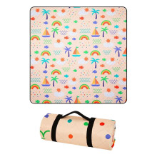 Picnic Blanket Waterproof Foldable Extra Large 78x78 Inch Thick Portable Mat for Spring and Summer Camping