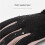Ski Gloves Breathable Unisex One Size Black2 Lady Model 4