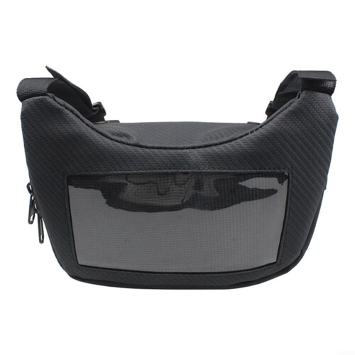 Motorcycle Front Bag Universal Fit Waterproof Handlebar Storage Bag With Touchscreen Window