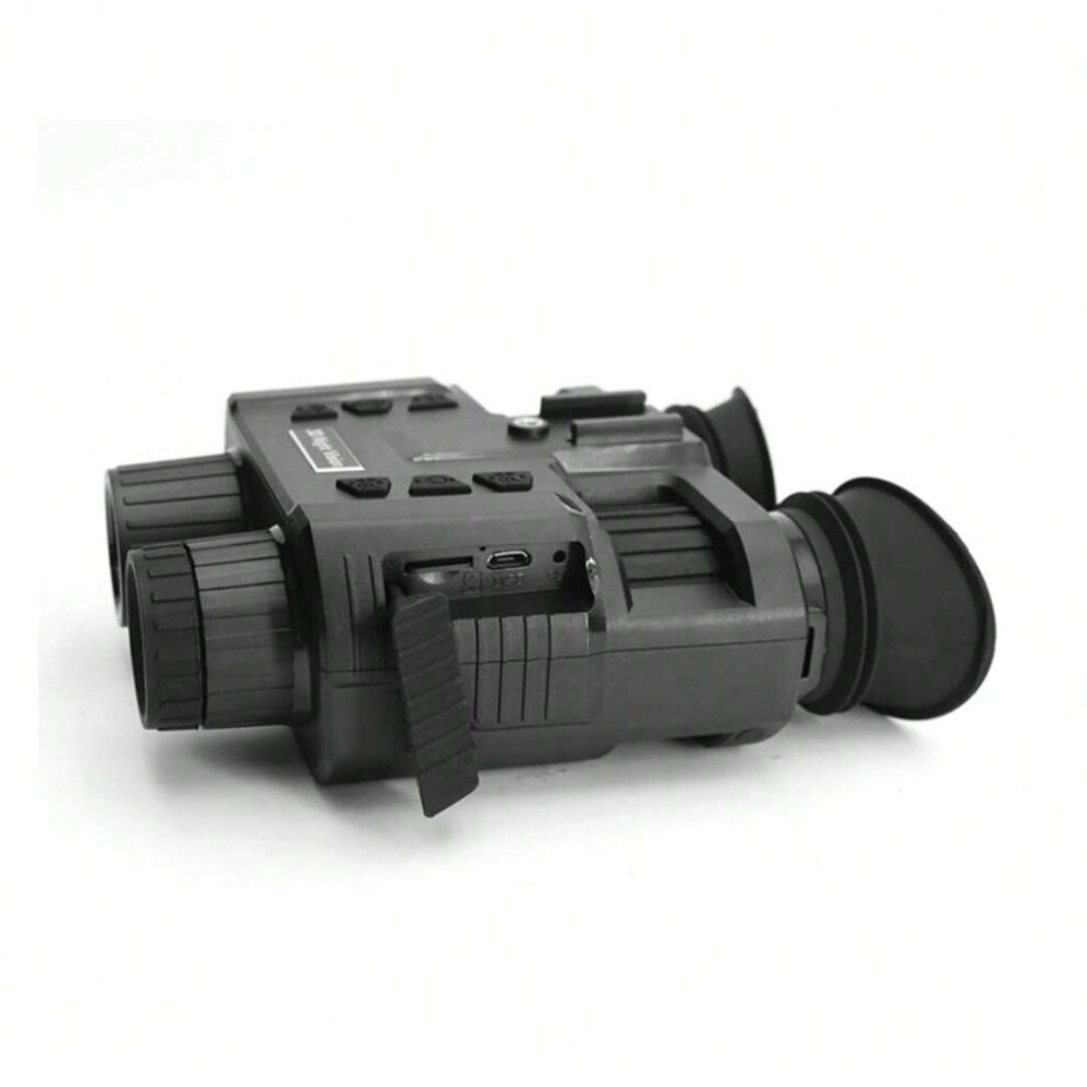 Photos - Binoculars / Monocular GreenZech Dual-Screen Binoculars with 3D Display, 7x Magnification, Rechargeable Battery, Night Vision, and Photo/Video Capability 