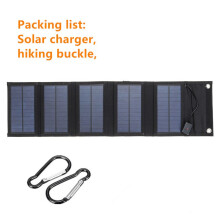 (Without 1 in 10 cable) Foldable Solar Panel 75W USB Solar Cell Portable Folding Waterproof 5V Charger Outdoor Mobile Power Battery Sun Charging