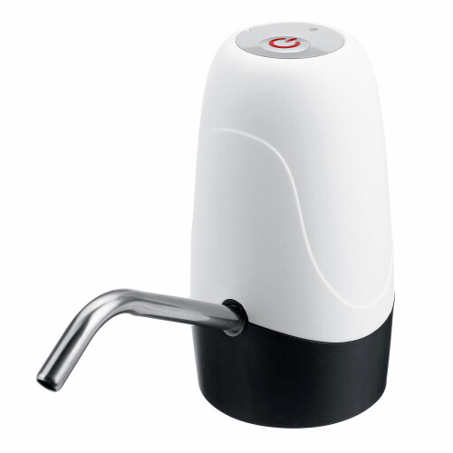 (Black) 3.7V USB Rechargeable Automatic Electric Water Pump Dispenser Drinking Bottle Outdoor 1
