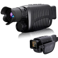 (Plus 32GB Storage) 1080P HD Night Vision Monocular, 5X Zoom, 300m Infrared Camera, IPX4 Waterproof, Outdoor Hunting Telescope