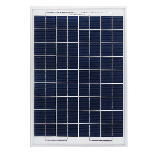 (10A) 18V 20W Class A Polysilicon Solar Panel + 12V/24V 10~60A PWM Solar Controller with LCD Display Kit 1