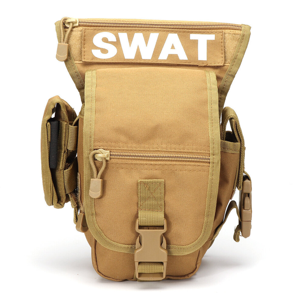 (Type B) Multi Functional Tactical Military Leg Bag Waterproof Mini Outdoor Sports Waist Bag Travel Hiking Camouflage Pouch for Men Women-image-OPC-PJFDG9Z-NEW