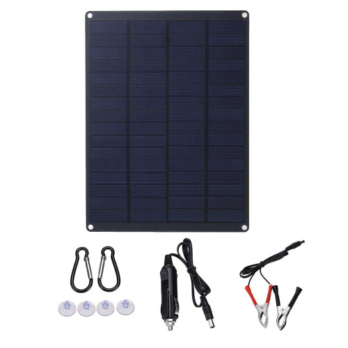 5W 12V/5V 210*165*2.5MM Solar Panel Battery Charger 1